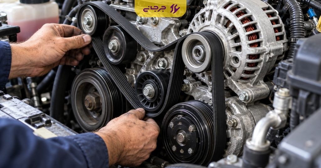 تطابق تسمه دینام با مدل خودرو و نوع موتور