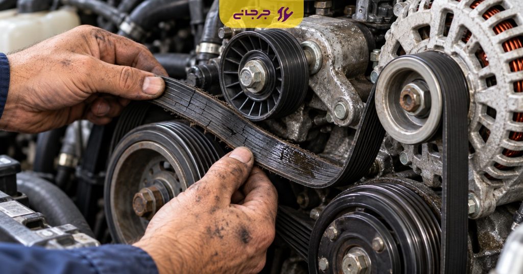 نشانه‌های فرسودگی و زمان تعویض تسمه دینام